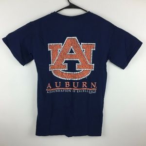 Auburn Tigers T-Shirt Mosaic Logo Comfort Colors